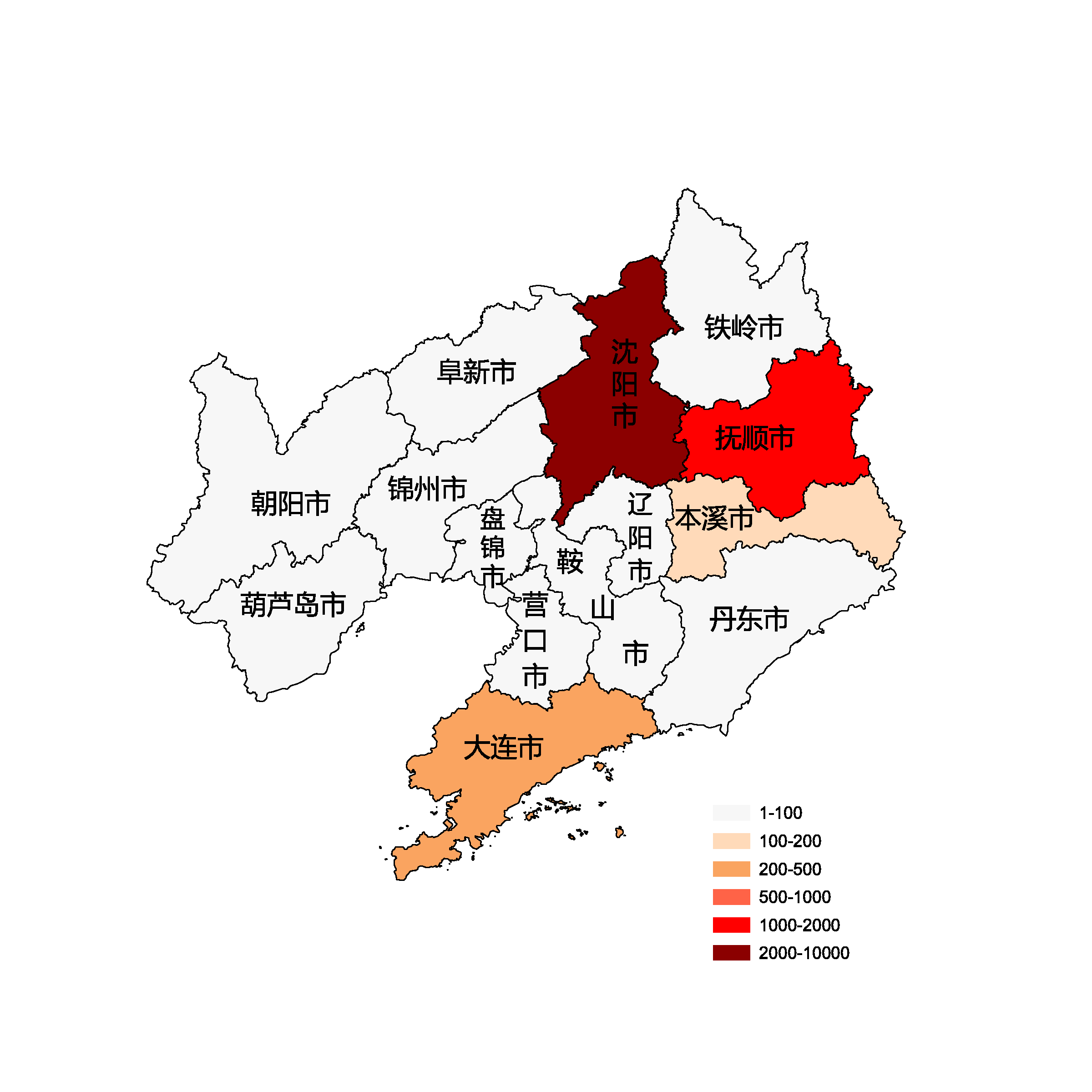 辽宁疫情最新情况地图图片